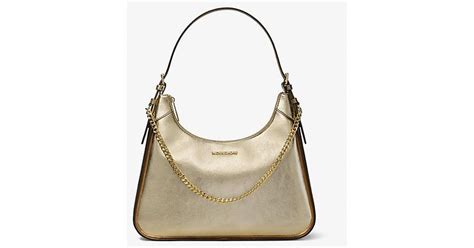 gold plastic michael kors|Michael Kors gold wilma large.